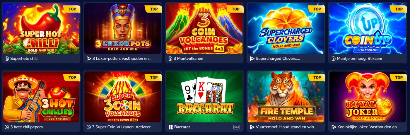 Slots Eater Casino Spellenlobby Slots Eater Casino spellenlobby met populaire slots en tafelspellen